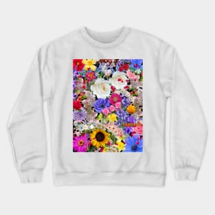 All Colourful Flowers Lover Crewneck Sweatshirt